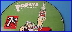 Vintage 7 Up Soda Sign Advertisement Piggly General Store Porcelain Gas Sign