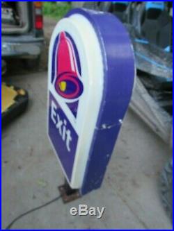 Vintage 90s Taco Bell Exit Sign (working Light)