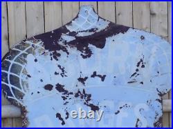 Vintage Acorn Stoves and Heaters Metal Porcelain/ Enamel Sign