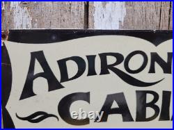 Vintage Adirondack Porcelain Sign Old Cabins For Rent Hotel Inn New York State Vintage Adirondack Porcelain Sign Old Cabins For Rent Hotel Inn New York State