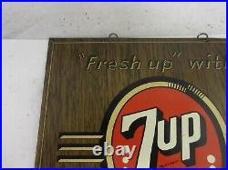 Vintage Advertising 7-up Old Menu Board Store Wall Tin Sign M-828