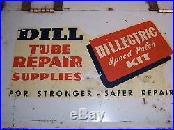 Vintage Advertising Repair Gas Station Parts Display Cabinet Countertop Wall