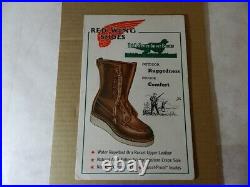 Vintage Advertising Sign- 1950's Red Wing Shoes Easel Back Sign- Vintage Hunting