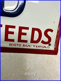 Vintage Advertising Sign Glesby's Seeds