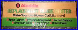 Vintage Aladdin Replacement Blade Center Advertising Sign 36 x 12 Orbex Inc