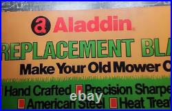 Vintage Aladdin Replacement Blade Center Advertising Sign 36 x 12 Orbex Inc