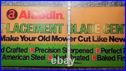 Vintage Aladdin Replacement Blade Center Advertising Sign 36 x 12 Orbex Inc