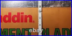 Vintage Aladdin Replacement Blade Center Advertising Sign 36 x 12 Orbex Inc