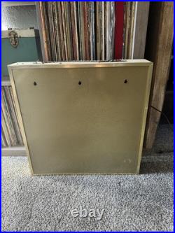 Vintage Alamito Dairy Electric Lighted Clock Advertising Sign