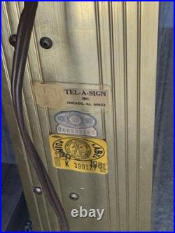 Vintage Alamito Dairy Electric Lighted Clock Advertising Sign Vintage Alamito Dairy Electric Lighted Clock Advertising Sign