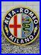 Vintage-Alfa-Romeo-Porcelain-Sign-Italian-Car-Dealer-Gas-Station-Oil-Service-01-rzb