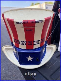 Vintage American Oil Company Gas Pump Topper Hats Off To The Past Sweepstakes