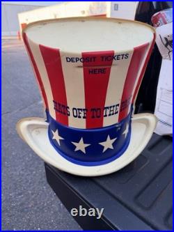 Vintage American Oil Company Gas Pump Topper Hats Off To The Past Sweepstakes