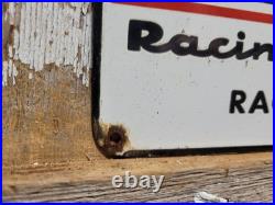 Vintage American Racing Equipment Porcelain Sign Sport Automobile Car Wheels USA Vintage American Racing Equipment Porcelain Sign Sport Automobile Car Wheels USA