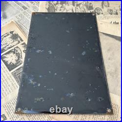 Vintage Amoco Motor Oil Permalube 8x12 Inches Porcelain Enamel Sign