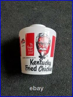 Vintage Antique Kentucky Fried Chicken Bucket Light Lamp Shade Globe Kfc Sanders