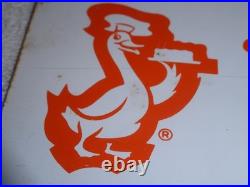 Vintage Antique Original Drake's Favorite Fresh Cakes? +duck 13.5 Metal Sign