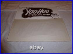 Vintage Antique Original Nos Yoohoo Chocolate Drink 20 Embossed Metal Soda Sign Vintage Antique Original Nos Yoohoo Chocolate Drink 20 Embossed Metal Soda Sign