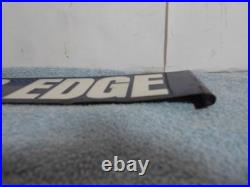 Vintage Antique Original Stp Racers Edge Metal Gasoline & Oil Advertising Sign