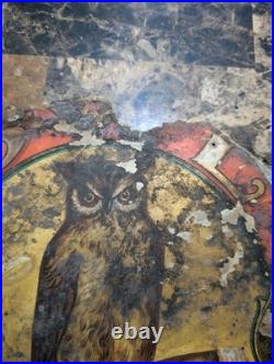 Vintage Antique Owl Cigar 5¢ Original Advertising Sign Vintage Antique Owl Cigar 5¢ Original Advertising Sign