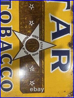 Vintage Antique Porcelain Metal Star Tobacco Cigarettes Advertising Sign Vintage Antique Porcelain Metal Star Tobacco Cigarettes Advertising Sign