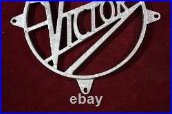 Vintage Antique Rca Victor Speaker Art Deco Advertising Sign Cover