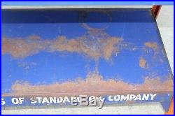 Vintage / Antique Standard Oil Gas / Service Station Motor Oil Advertising Rack