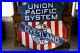 Vintage-Antique-Union-Pacific-Overland-Route-Porcelain-Shield-Sign-01-grbm