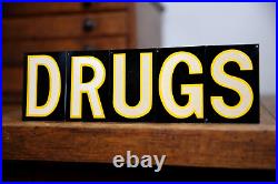 Vintage Apothecary Drug Store Sign medical metal reflective letters