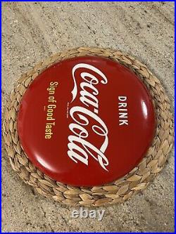 Vintage/Authentic Coca-Cola 12 Button Sign Of Good Taste Am-60