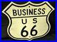 Vintage-Authentic-Route-US-66-Sign-Steel-16-1-2-X-16-Road-wear-Patina-01-kqx