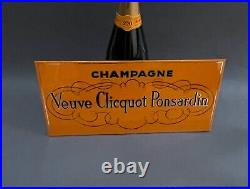 Vintage Authentic Veuve Clicquot Advertising Sign Champagne Collector Item