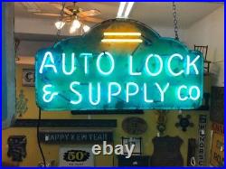 Vintage Automobile Supply Co. Neon Sign Crated Shipping Available