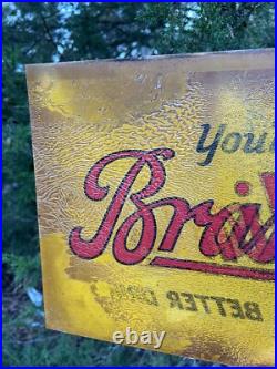 Vintage BRANDIMIST A BETTER DRINK southern soda advertising sign Mississippi