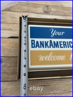Vintage BankAmericard Light Up Charge Credit Card Gas Station Rare Vintage BankAmericard Light Up Charge Credit Card Gas Station Rare