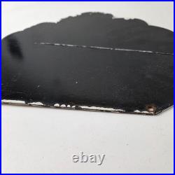 Vintage Barbie Mattel Toys Sign Porcelain Advertisement Store Gas Pump Sign