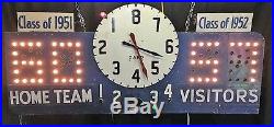 Vintage Basketball Scoreboard Working Condition Shipping Available