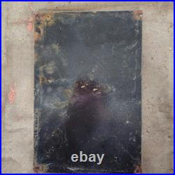 Vintage Be Alert Ubs Bear Old Us Gasoline Oil Gas Pump Enamel Porcelain Sign