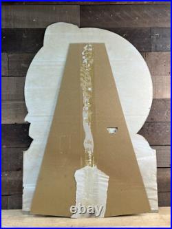 Vintage Bickmore Easy Shave Cream Cardboard Advertising Sign