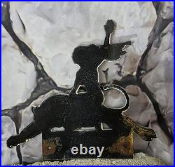 Vintage Boutwell's Cycle Center Porcelain Sign Baltimore 9×8