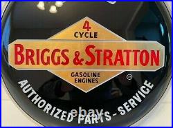 Vintage Briggs & Stratton Gasoline Engines Advertising Scale Thermometer Rare
