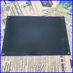 Vintage British Petroleum Motor Bp Spirit 8x12 Inches Porcelain Enamel Sign