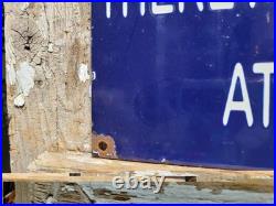 Vintage Brothel Porcelain Sign Rare Old Gentelmens Club Bar House London England