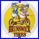 Vintage-Brunswick-Tires-Porcelain-Sign-Gas-Station-Disney-Donald-Duck-Bicycle-01-hru
