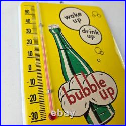 Vintage Bubble Up Porcelain Sign Soda Gas Pump Ad Thermometer Sign Vintage Bubble Up Porcelain Sign Soda Gas Pump Ad Thermometer Sign