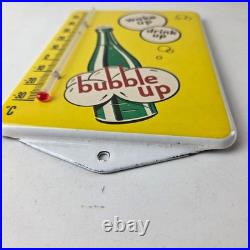 Vintage Bubble Up Porcelain Sign Soda Gas Pump Ad Thermometer Sign Vintage Bubble Up Porcelain Sign Soda Gas Pump Ad Thermometer Sign