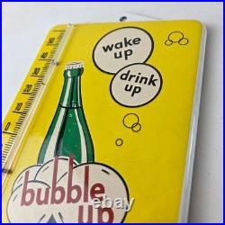 Vintage Bubble Up Porcelain Sign Soda Gas Pump Ad Thermometer Sign Vintage Bubble Up Porcelain Sign Soda Gas Pump Ad Thermometer Sign