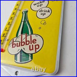 Vintage Bubble Up Porcelain Sign Soda Gas Pump Ad Thermometer Sign Vintage Bubble Up Porcelain Sign Soda Gas Pump Ad Thermometer Sign