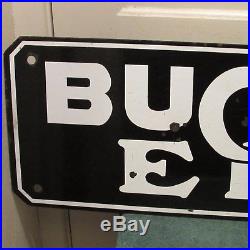 Vintage Bucyrus Erie porcelain sign