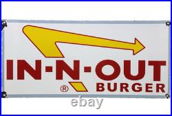 Vintage Burger King Porcelain Sign Fast Food Gas Station Pepsi Dew Mcdonalds